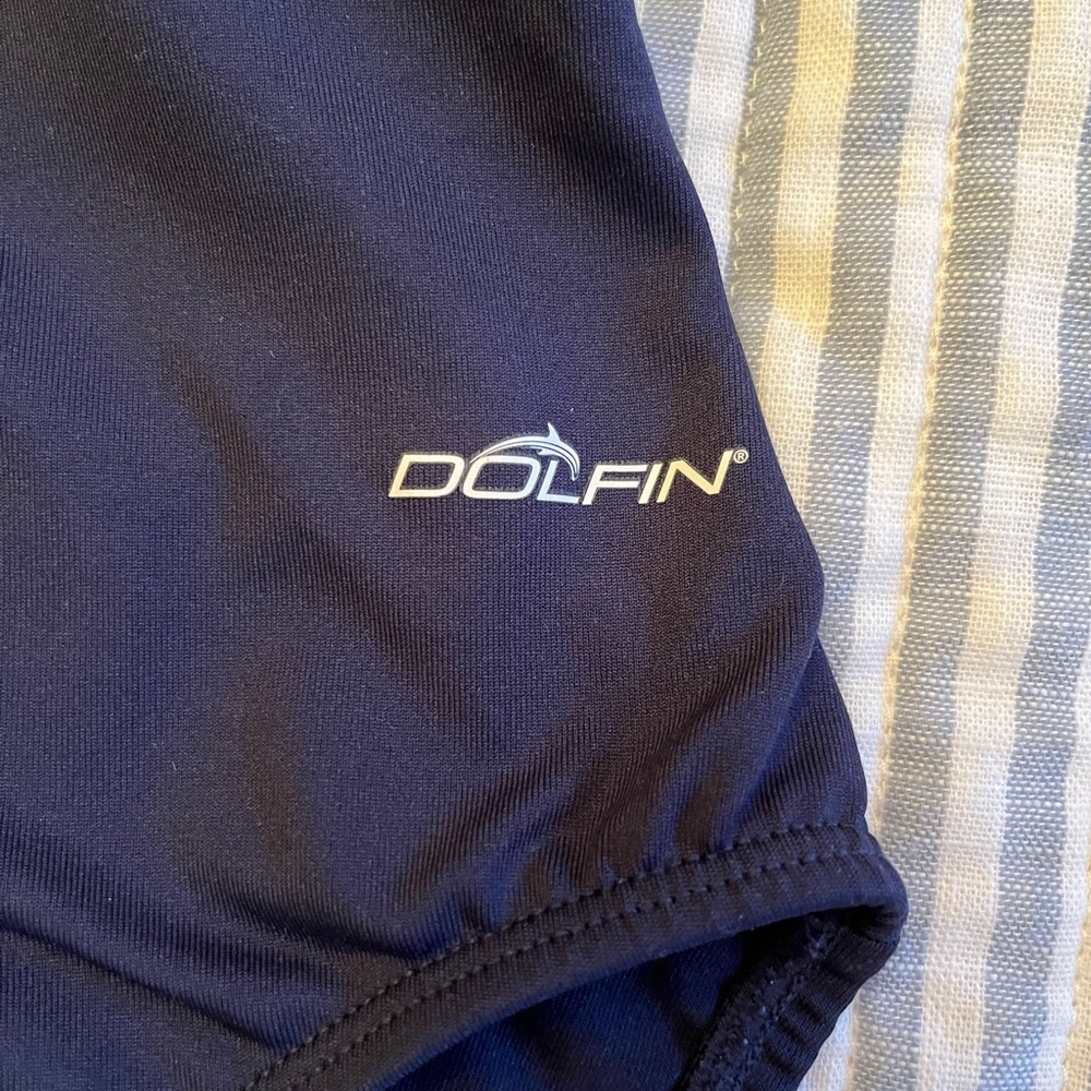 EUC Dolphin swimsuit navy blue size 40 - Picture 2 of 7